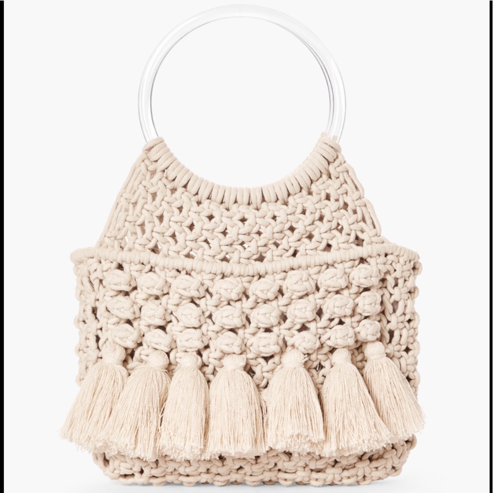 [Brand New Tags] Beach woven Tote Bag with tassels